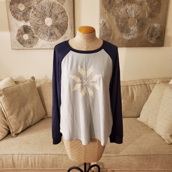 Free Press Raglan Hacci Long Sleeve Sweater sz Med - Picture 2 of 10